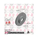 Zimmermann 540.2493.20 Bremsscheiben 2 Stück SUZUKI