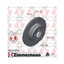 Original ZIMMERMANN 150.3450.52 Bremsscheiben 2 Stück für BMW