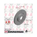 ZIMMERMANN 150.3445.20 Bremsscheiben 2 Stück MINI