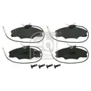 Febi Bremsscheiben Bremsbeläge Vorne Hinten für Peugeot 406 8B 406 Break 8E/F