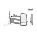 VAN WEZEL 5862826 Aussenspiegel re. elek. Verstell. bhz.