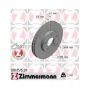 Zimmermann 200.2515.20 Bremsscheiben 2 Stück NISSAN