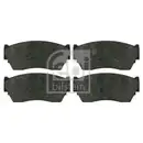 FEBI BILSTEIN 16204 Bremsbelagsatz für NISSAN
