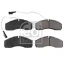 FEBI BILSTEIN 116407 Bremsbelagsatz für NISSAN