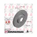 ZIMMERMANN 600.3231.52 Bremsscheiben 2 Stück VW