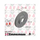 Original ZIMMERMANN 600.3208.52 Bremsscheiben 2 Stück für VW