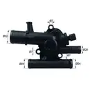 Thermostat Kühlmittel Mahle TI 214 89 Behr für Renault