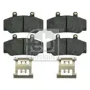 Febi Bremsscheiben Bremsbeläge Vorne für Volvo 940 944 945 960 964