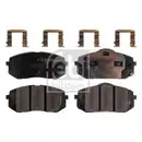 FEBI BILSTEIN 116410 Bremsbelagsatz für KIA