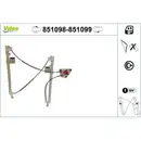 VALEO 851098 Fensterheber (o. Motor) v l Seat ALTEA