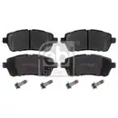 Febi Bremsscheiben Bremsbeläge Vorne für Ford Fiesta Fiesta 6