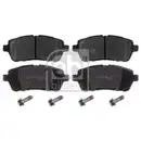 FEBI BILSTEIN 16820 Bremsbelagsatz für FORD