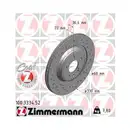 Original ZIMMERMANN 100.3334.52 Bremsscheiben 2 Stück für AUDI