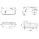 MAHLE ABR 5 000S A/C-Gebläseregler und Widerstand