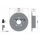 TEXTAR 92132103 Bremsscheiben 2 Stück MERCEDES-BENZ