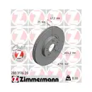 Zimmermann 280.3176.20 Bremsscheiben 2 Stück HONDA