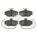 FEBI BILSTEIN 16241 Bremsbelagsatz für RENAULT, PEUGEOT
