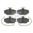 FEBI BILSTEIN 16241 Bremsbelagsatz für PEUGEOT, RENAULT
