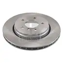 Febi Bremsscheiben Bremsbeläge Hinten für BMW 3 E46 3 Touring E46