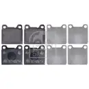 Febi Bremsscheiben Bremsbeläge Hinten für Volvo 240 P245 940 944 945