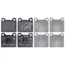 Febi Bremsscheiben Bremsbeläge Hinten für Volvo 240 P245 940 944 945