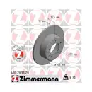 Zimmermann 430.2633.20 Bremsscheiben 2 Stück OPEL