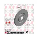 Zimmermann 100.1240.20 Bremsscheiben 2 Stück SEAT