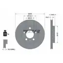 TEXTAR 92106803 Bremsscheiben 2 Stück SKODA