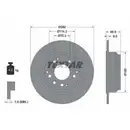 TEXTAR 92078400 Bremsscheiben 2 Stück hinten HONDA