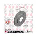 ZIMMERMANN 380.2169.52 Bremsscheiben 2 Stück für MITSUBISHI