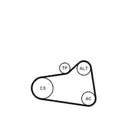 CONTINENTAL CTAM 6PK905 EXTRA K1 Keilrippenriemen Kit