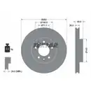 TEXTAR 92267203 Bremsscheiben 2 Stück CITROËN