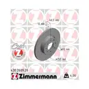 Zimmermann 430.2609.20 Bremsscheiben 2 Stück FIAT