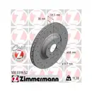 ZIMMERMANN 100.3319.52 Bremsscheiben 2 Stück für AUDI