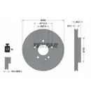 TEXTAR 92091303 Bremsscheiben 2 Stück MERCEDES-BENZ