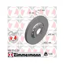 Zimmermann 100.1242.20 Bremsscheiben 2 Stück AUDI