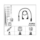 NGK 0946 Zündleitungssatz RC-VW215 für VW, SEAT