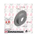 Zimmermann 440.3123.20 Bremsscheiben 2 Stück MITSUBISHI