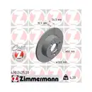 ZIMMERMANN 470.2425.00 Bremsscheiben 2 Stück RENAULT