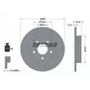TEXTAR 92133703 Bremsscheiben 2 Stück FORD
