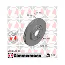 Zimmermann 470.2432.20 Bremsscheiben 2 Stück RENAULT