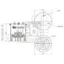 FEBI BILSTEIN 102809 Luftfederbalg für IVECO