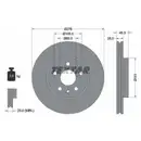 TEXTAR 92198903 Bremsscheiben 2 Stück OPEL