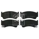 FEBI BILSTEIN 16267 Bremsbelagsatz für NISSAN