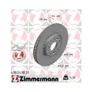 Zimmermann 470.2438.20 Bremsscheiben 2 Stück RENAULT