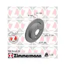 Zimmermann 150.3446.20 Bremsscheiben 2 Stück MINI