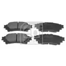 Febi Bremsscheiben Bremsbeläge Hinten für Lexus IS 3 xE3x