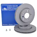 ATE 24.0128-0251.1 Bremsscheiben 2 Stück VW