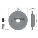 TEXTAR 92150903 Bremsscheiben 2 Stück hinten MERCEDES-BENZ