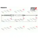 2x FTE Bremsseile Feststellbremse Scheibenbremse Hinterachse Seat Skoda VW